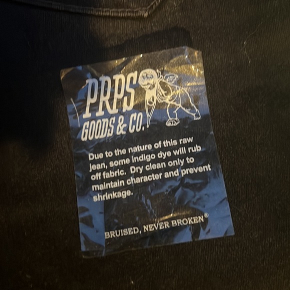 NWT PRPS High-Waist Denim Joggers Washed Black Size 27 - Picture 9 of 9